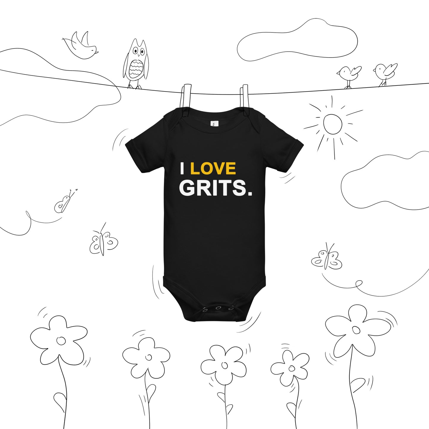 I love Grits onesie