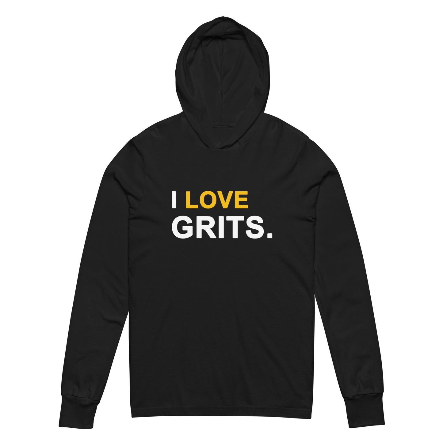 I Love Grits Unisex hooded long-sleeve t-shirt