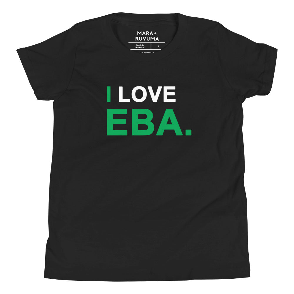 I Love Eba youth tshirt