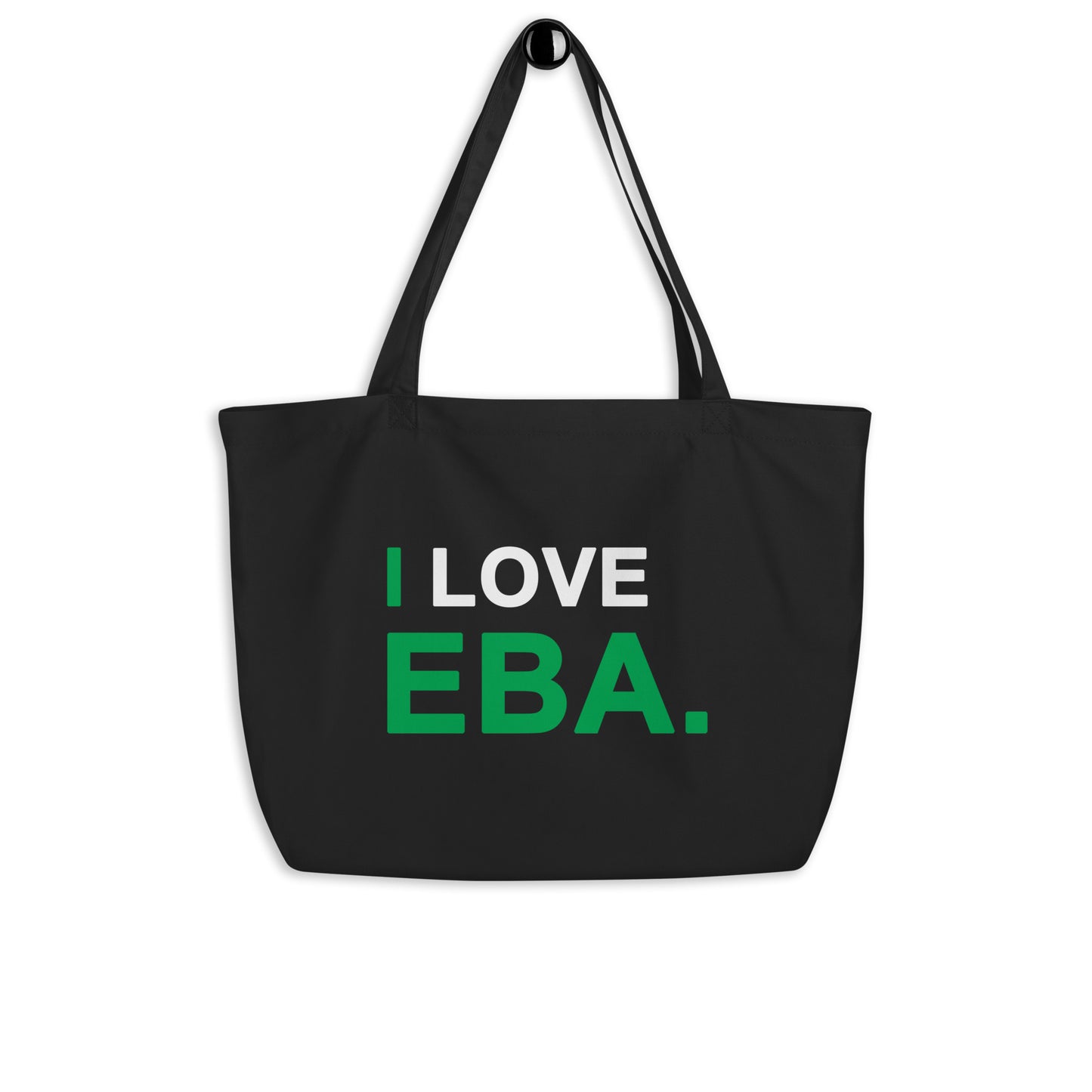 Large black 'Eba' market bag