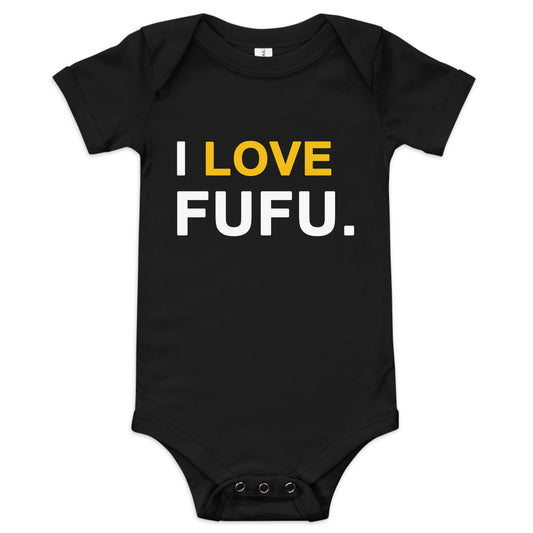 I Love Fufu onesie