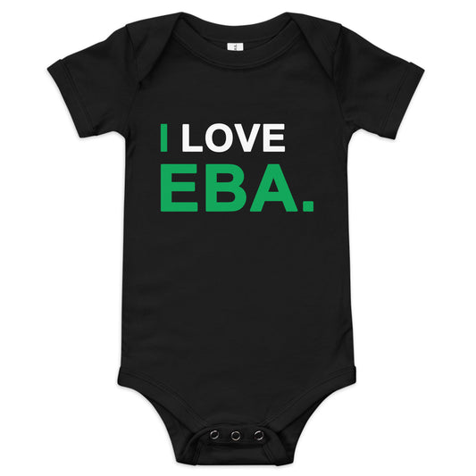 I Love Eba onesie