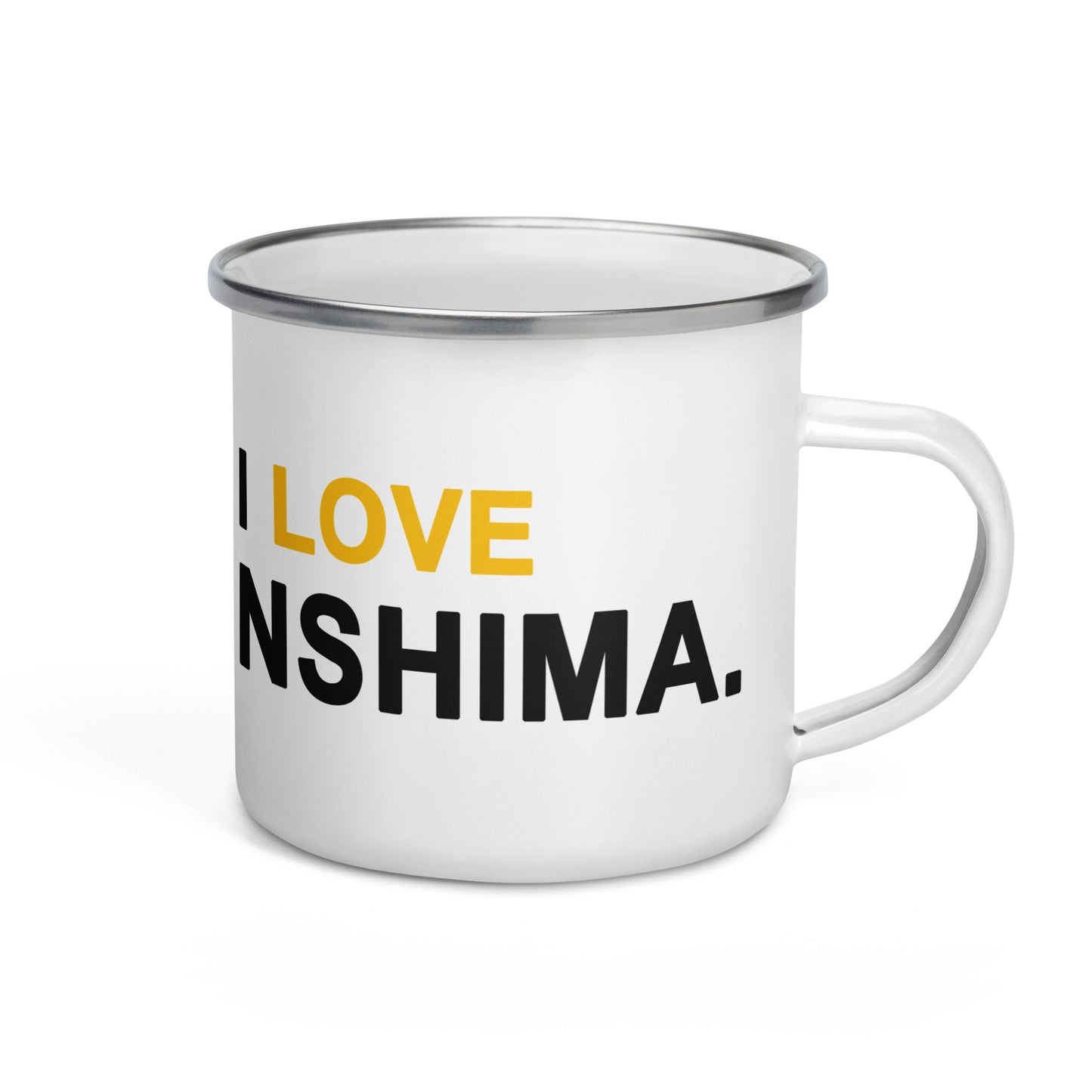 Enamel 'Nshima' Outdoors Mug