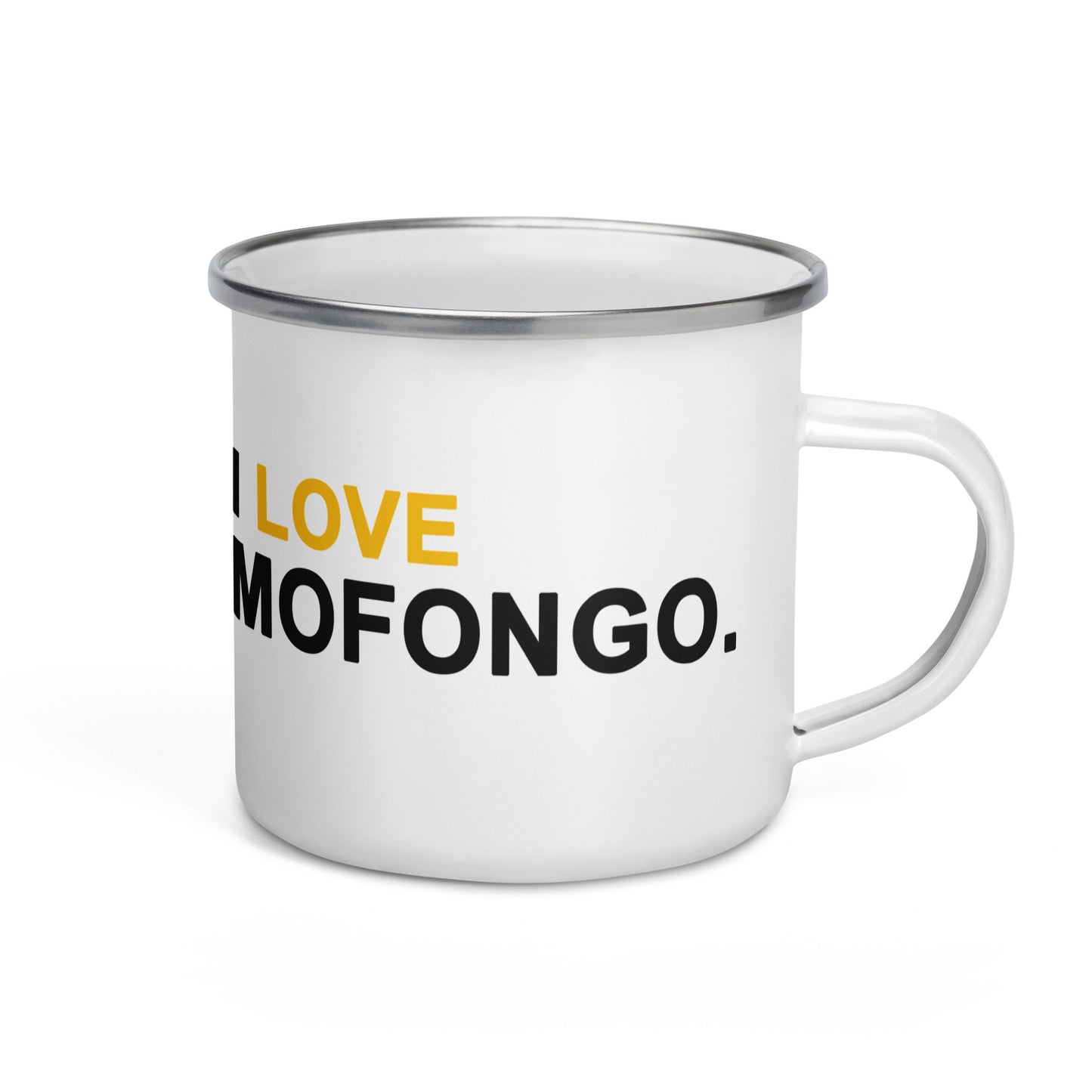 Enamel 'Mofongo' Outdoors Mug