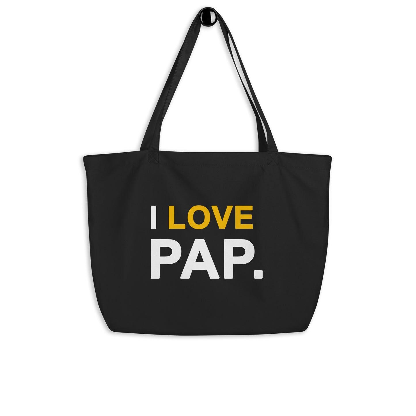 Large black 'Pap' market bag