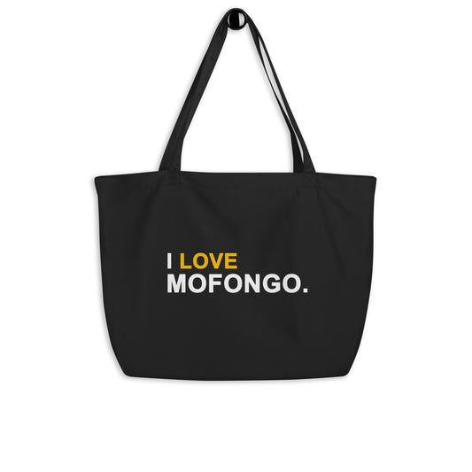 Large black 'Mofongo' market bag