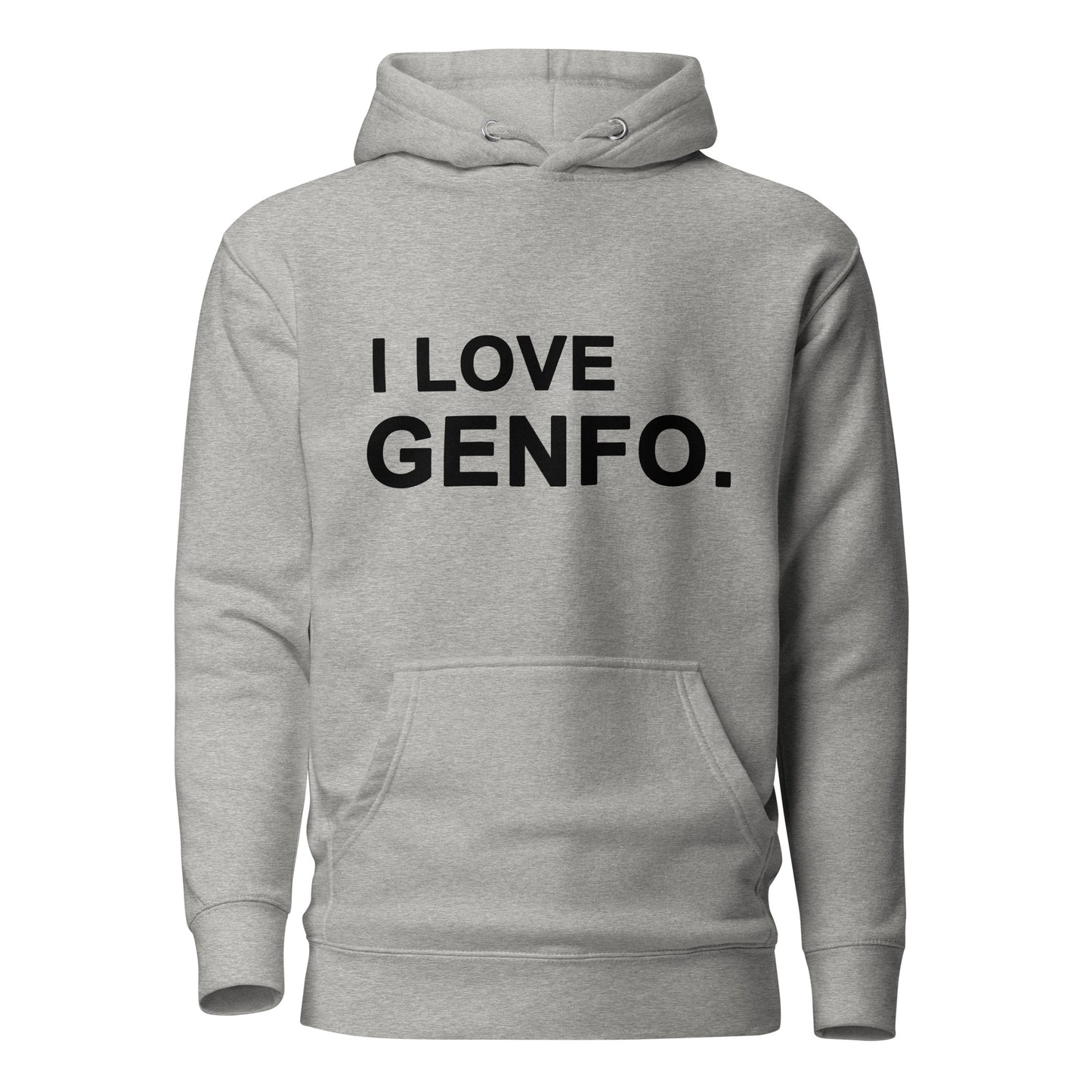 I Love Genfo Unisex Hoodie