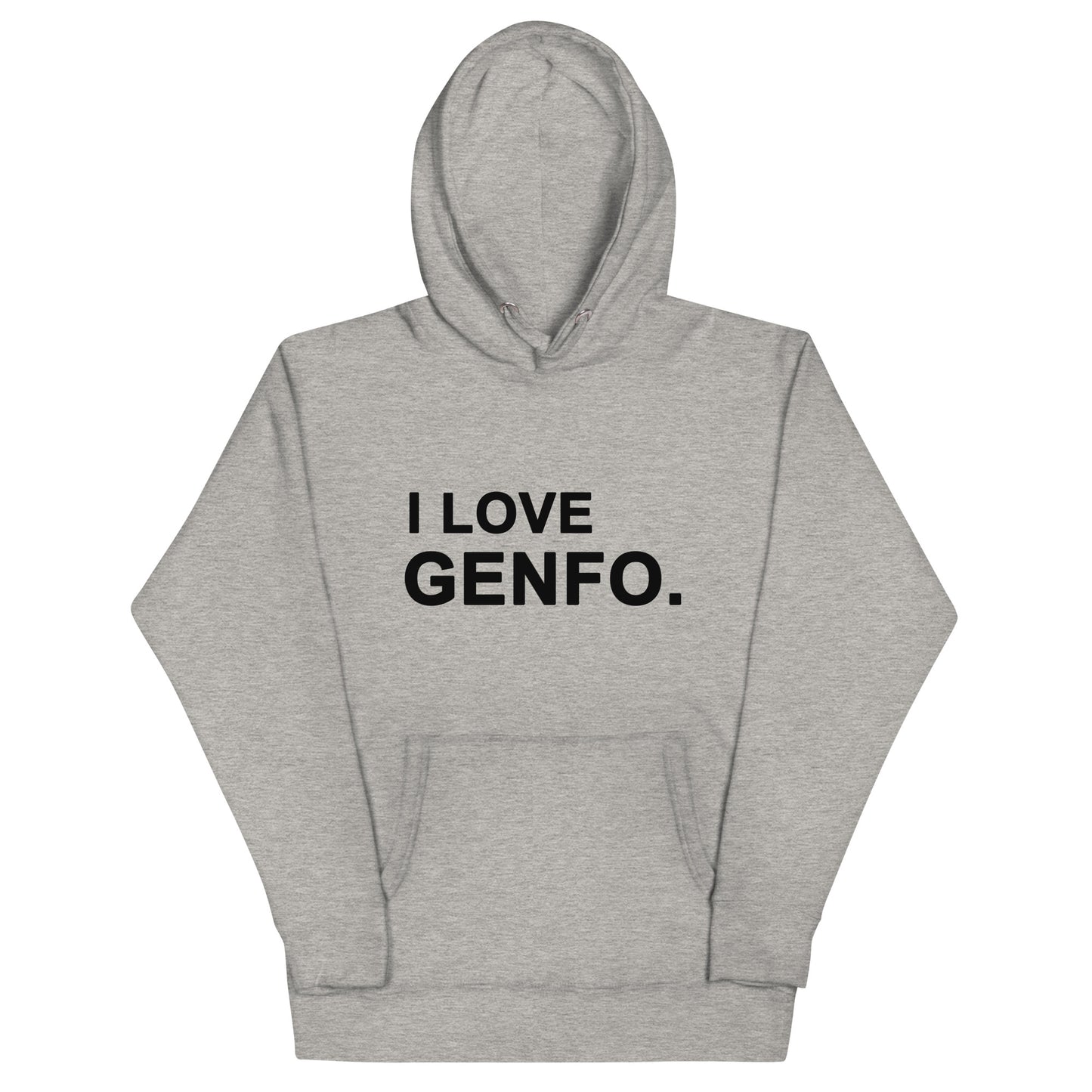 I Love Genfo Unisex Hoodie